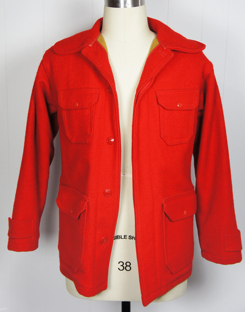 1950's Red Woolrich Hunting Jacket - Size L