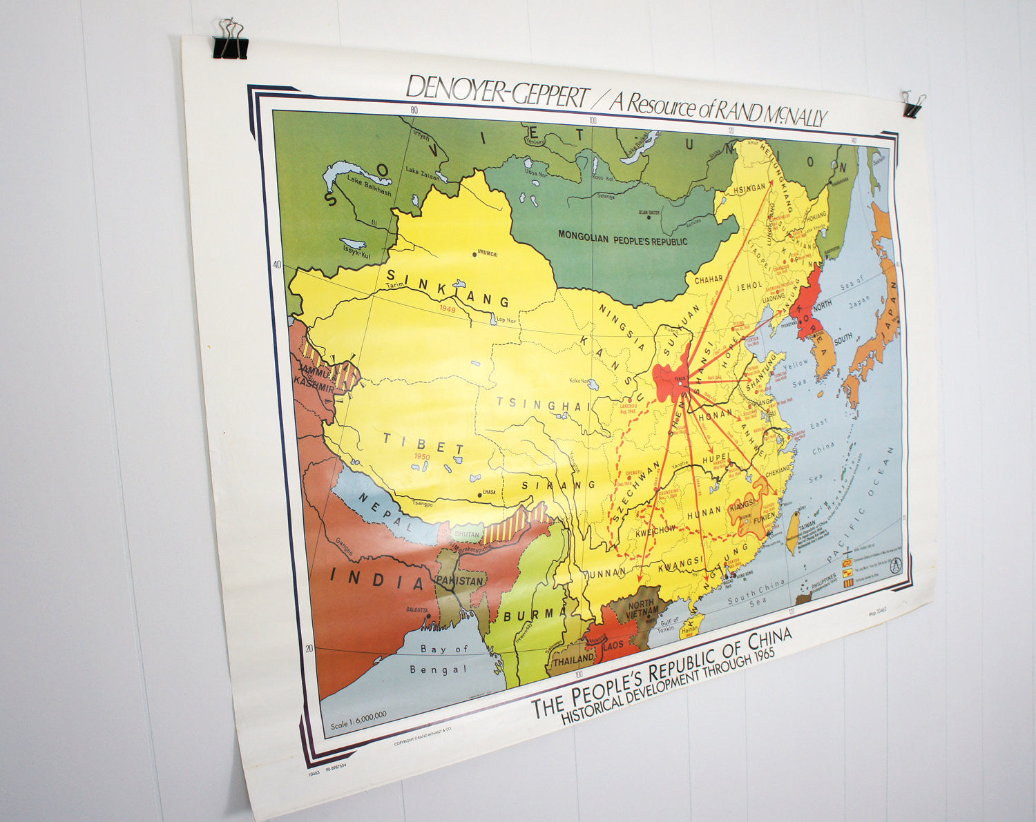 People's Republic of China Wall Map