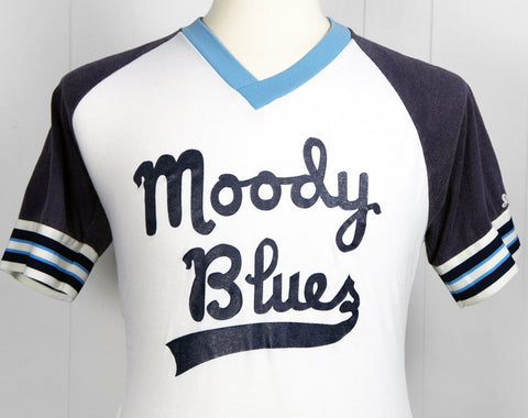 1970's Moody Blues Baseball Jersey T-Shirt - Size M