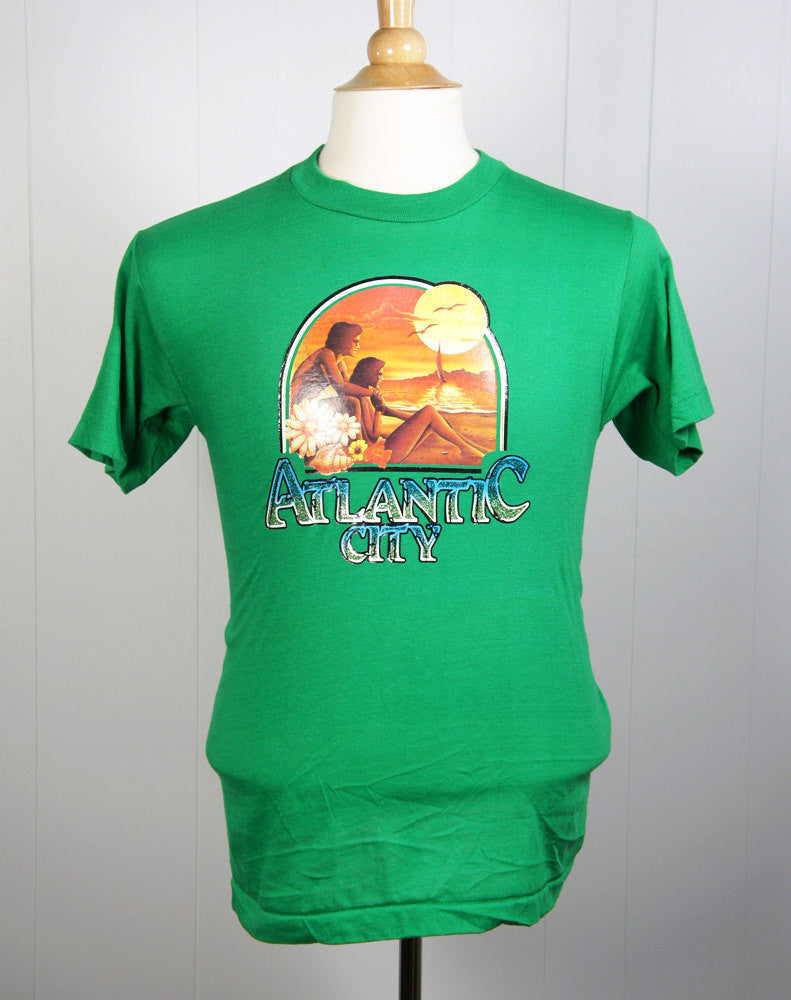 1980's Atlantic City T-Shirt w/ Sunset - Size S