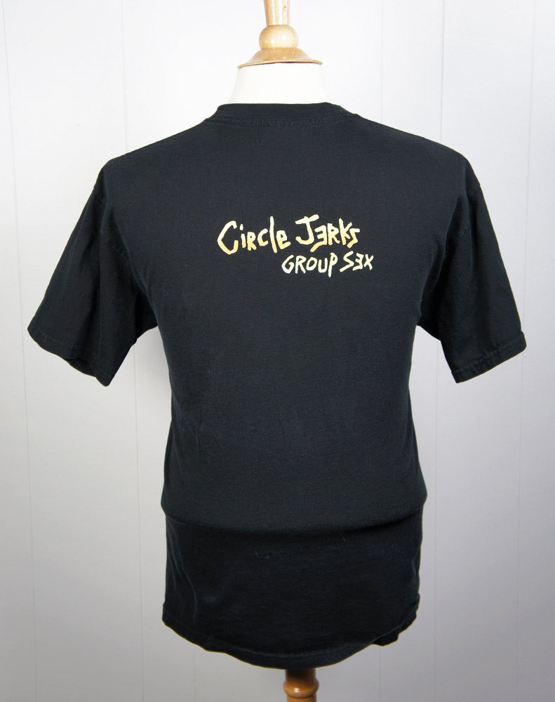 Circle Jerks Band T-Shirt - Group Sex, Size L