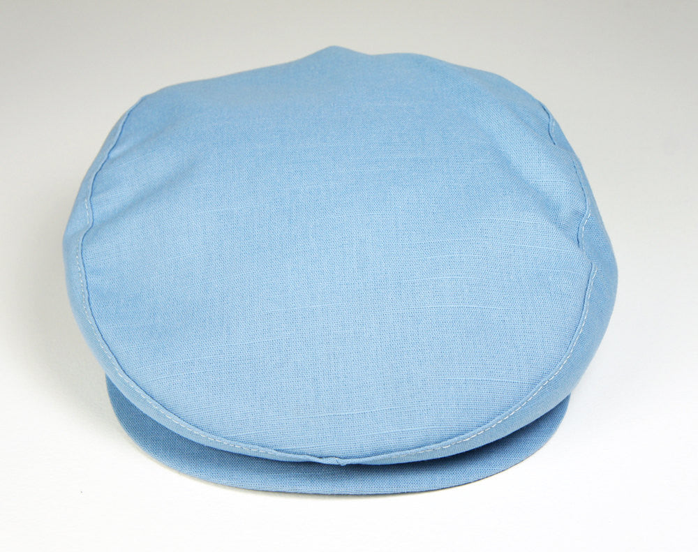 1960's Baby Blue Newsboy Cap, Size S