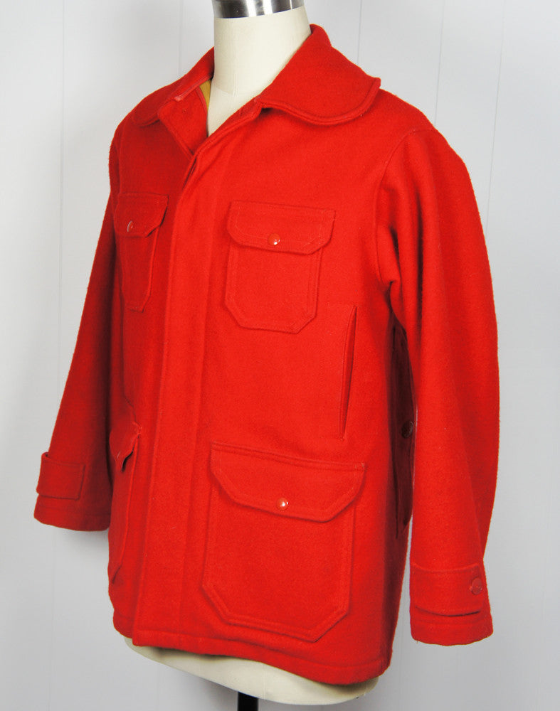 1950's Red Woolrich Hunting Jacket - Size L