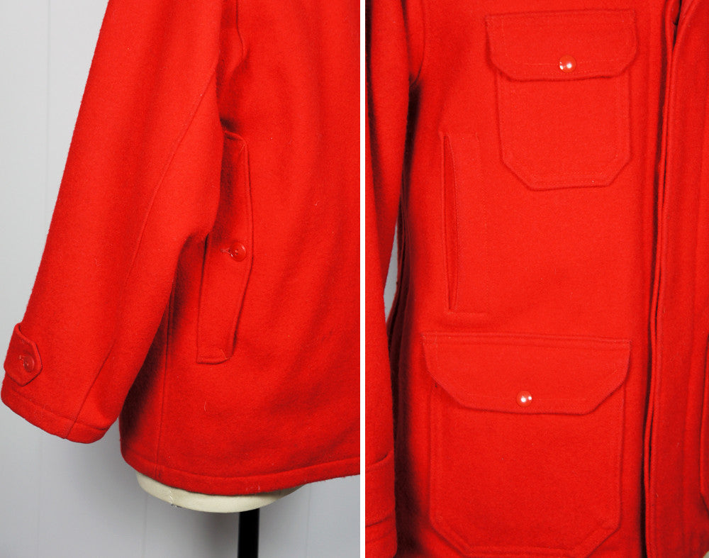1950's Red Woolrich Hunting Jacket - Size L