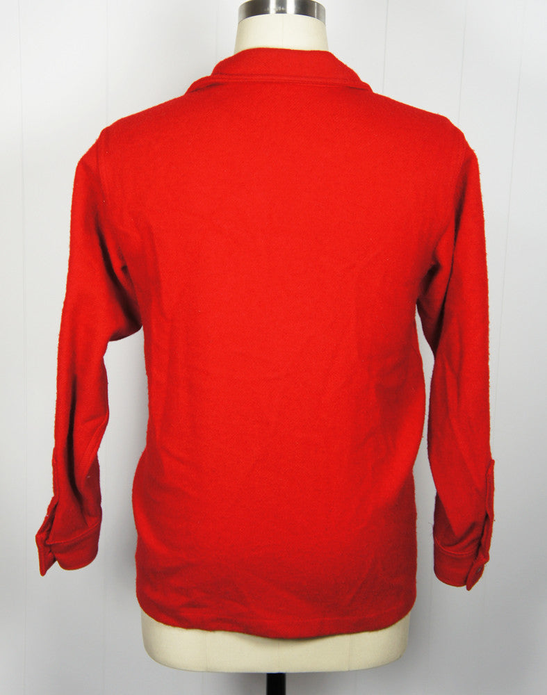 1960's Boy Scouts of America Wool Shirt Jacket - Size L