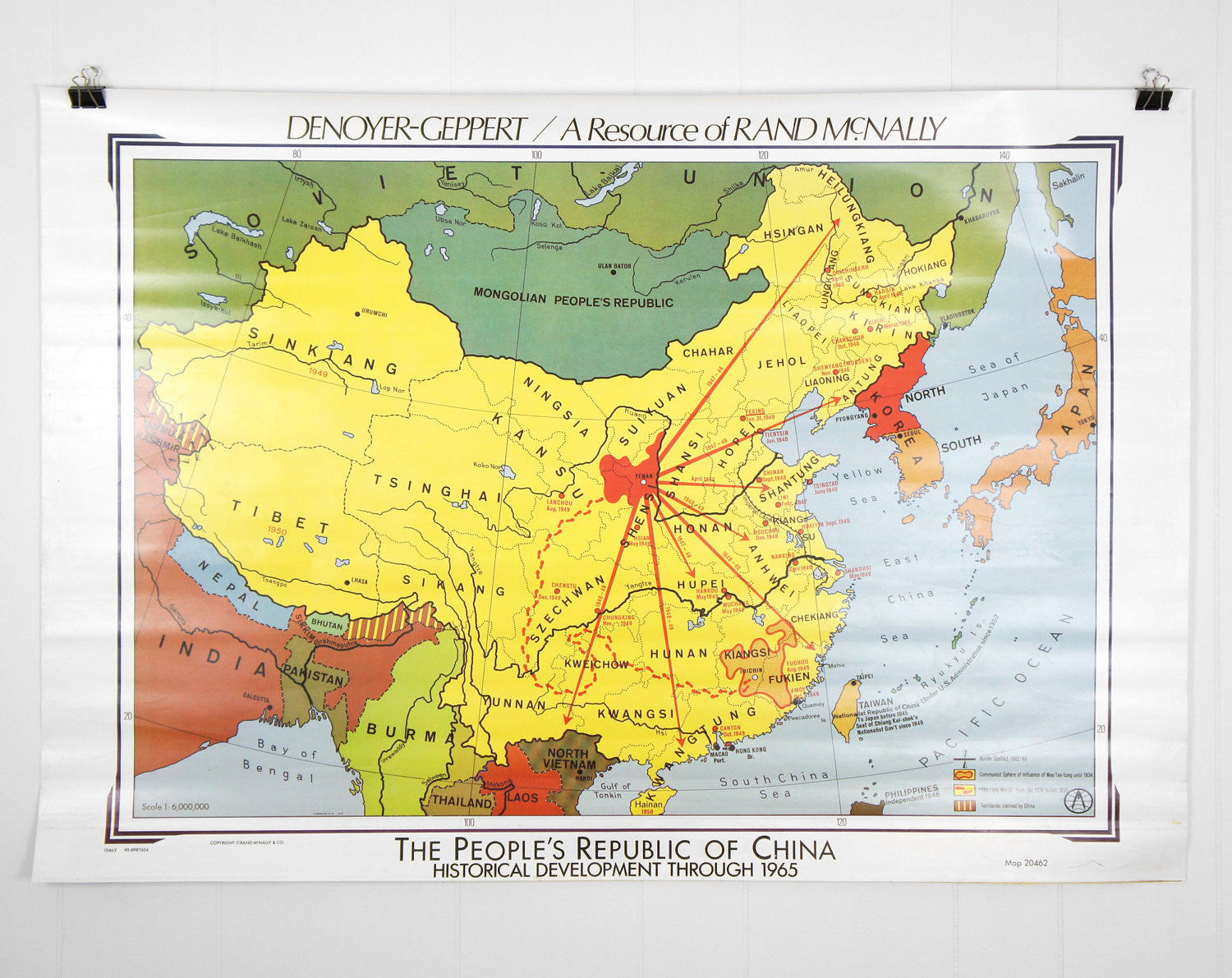 People's Republic of China Wall Map