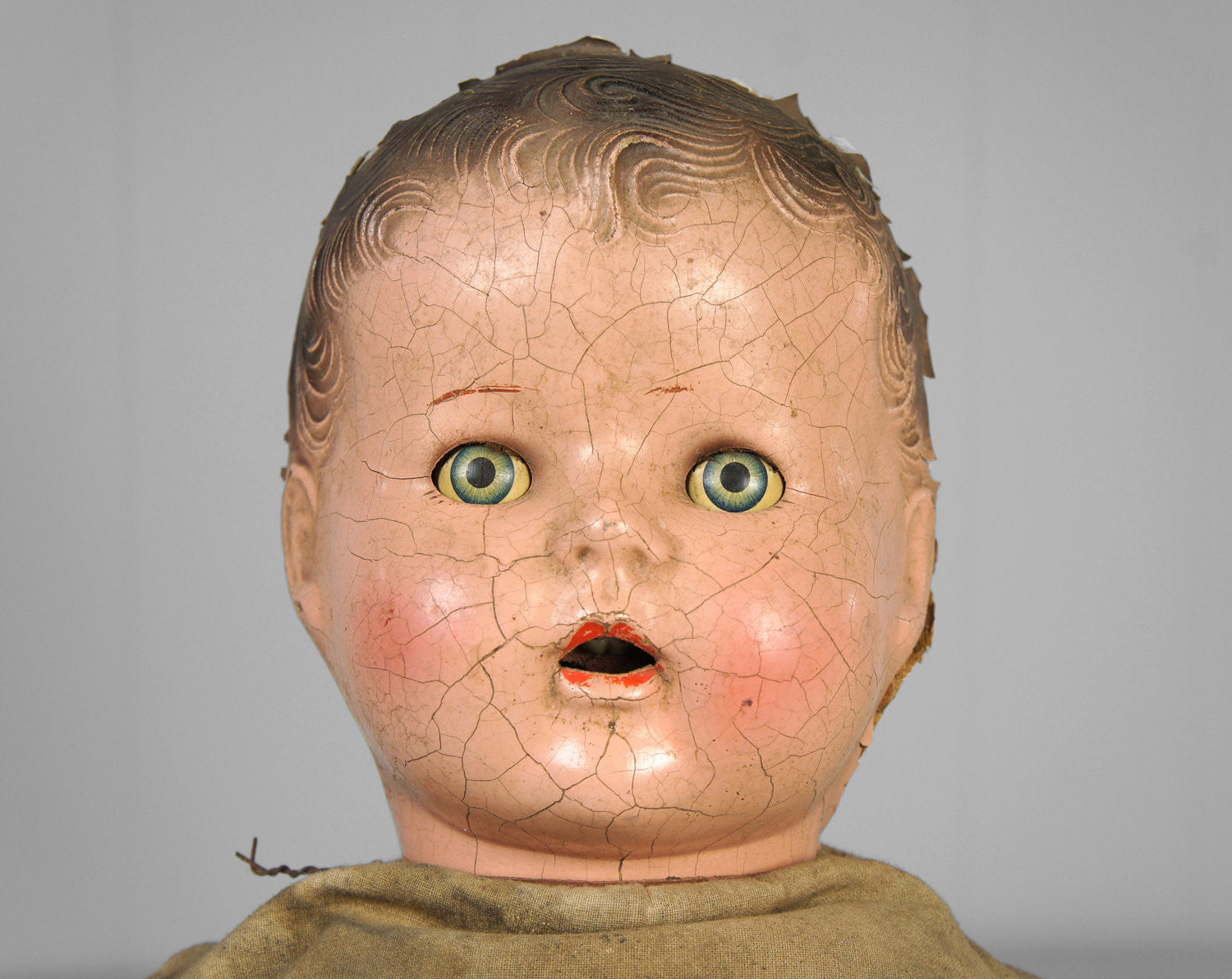 Early 1900's Composition Doll w/ Sleepy Eyes