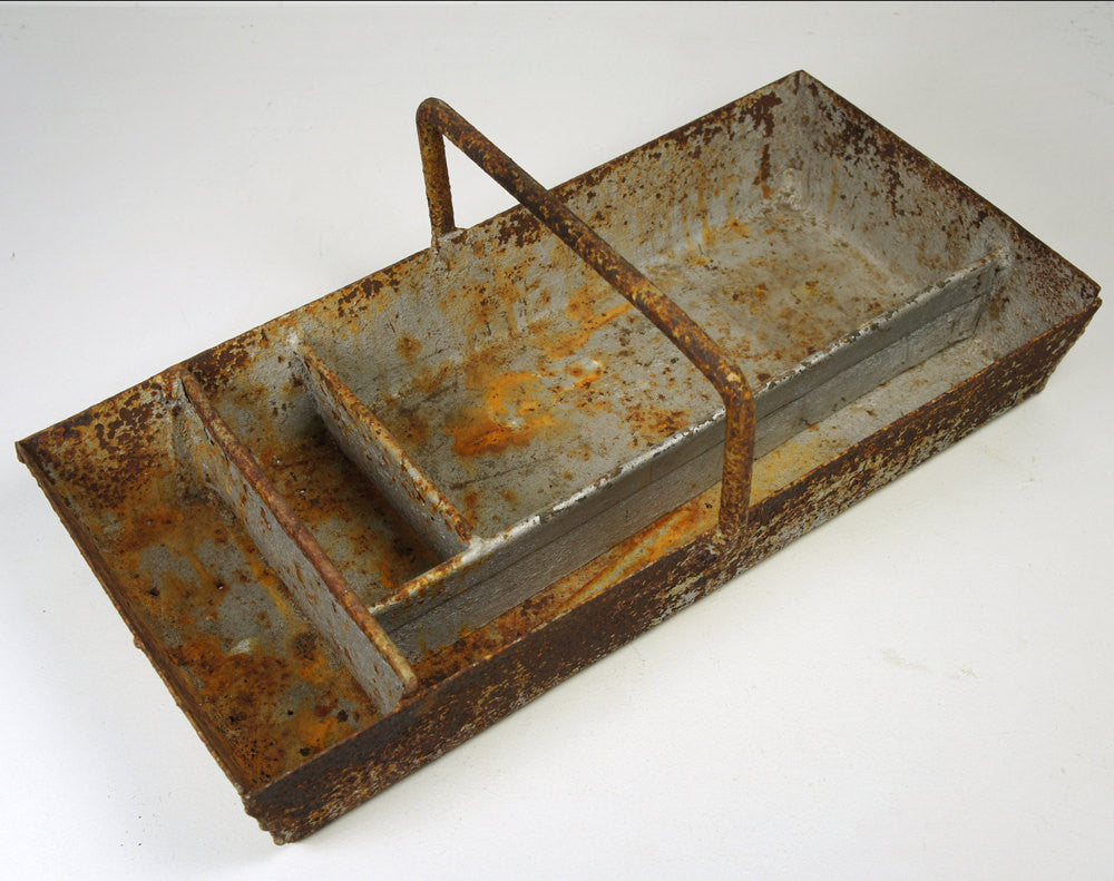 Early 1900's Cast Iron Caddy / Tote