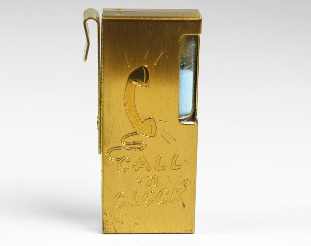 1950's Brass Call 'N Clock Call Timer