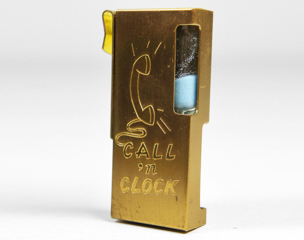 1950's Brass Call 'N Clock Call Timer