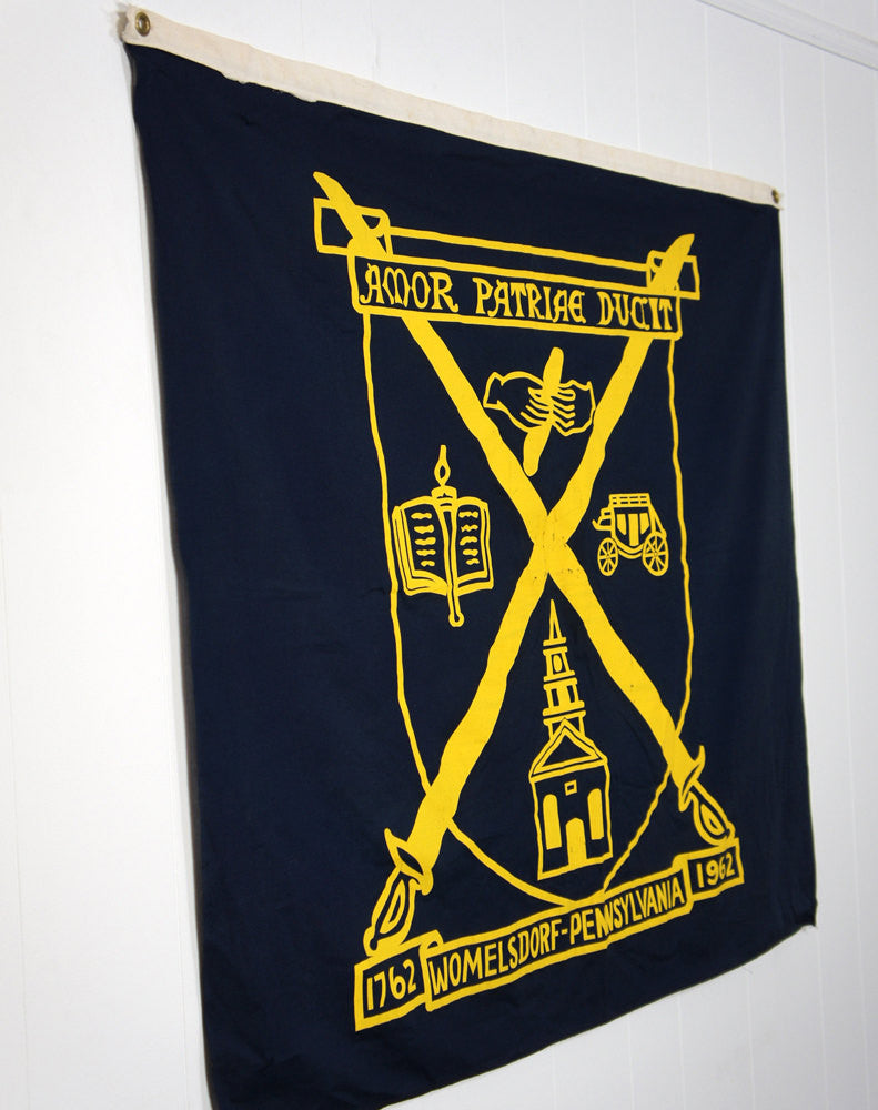 1960's Womelsdorf, Pennsylvania Bicentennial Banner