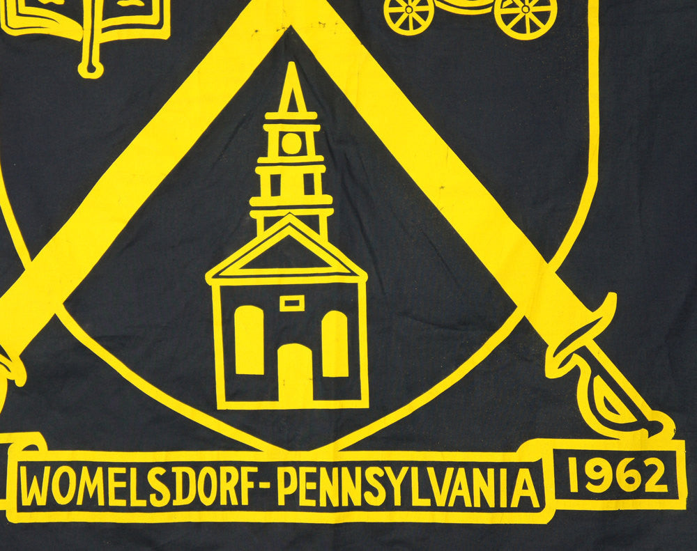 1960's Womelsdorf, Pennsylvania Bicentennial Banner