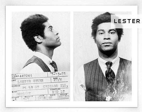 1960's Philadelphia Police Department Mugshot Prints