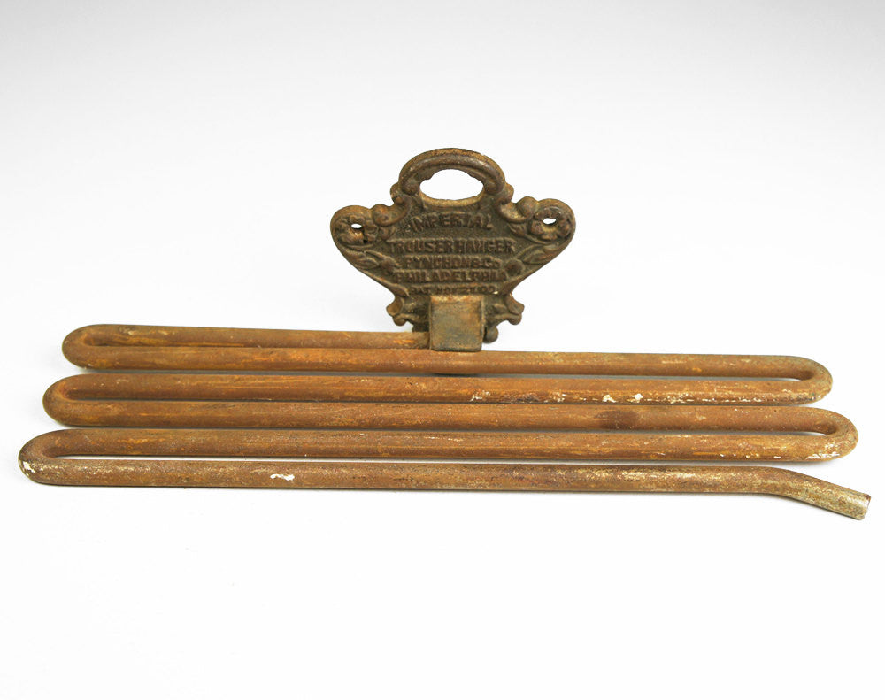 Early 1900's Cast Iron Imperial Trouser Hanger