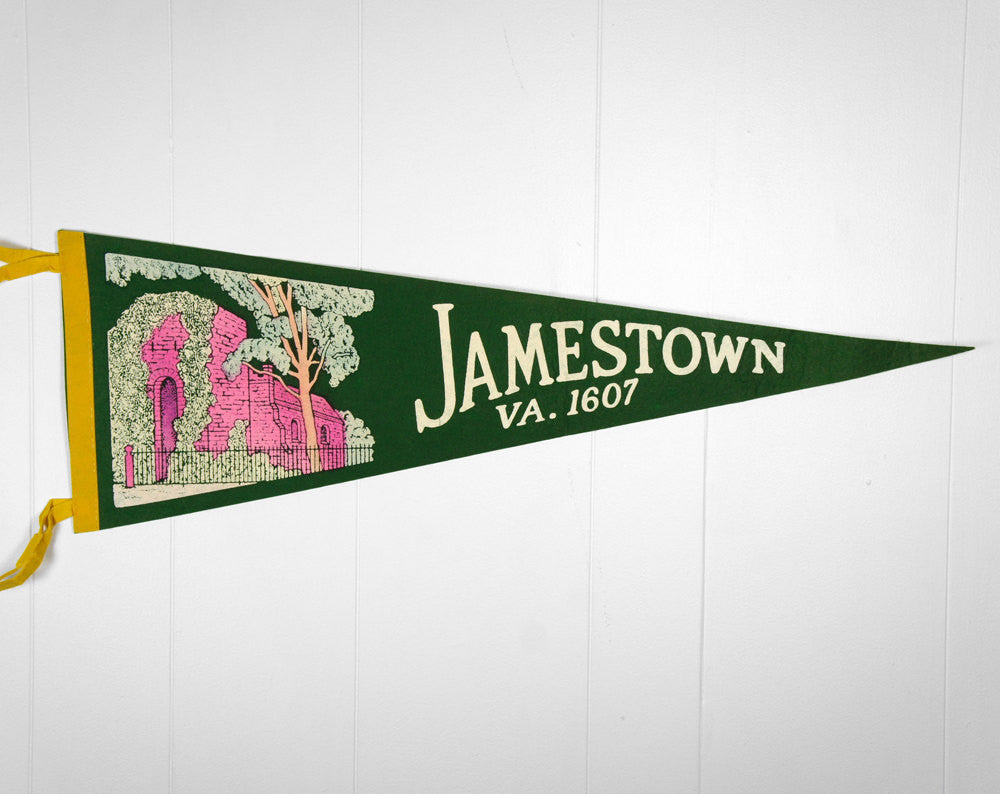 1950's Felt Pennant - Jamestown, Virginia