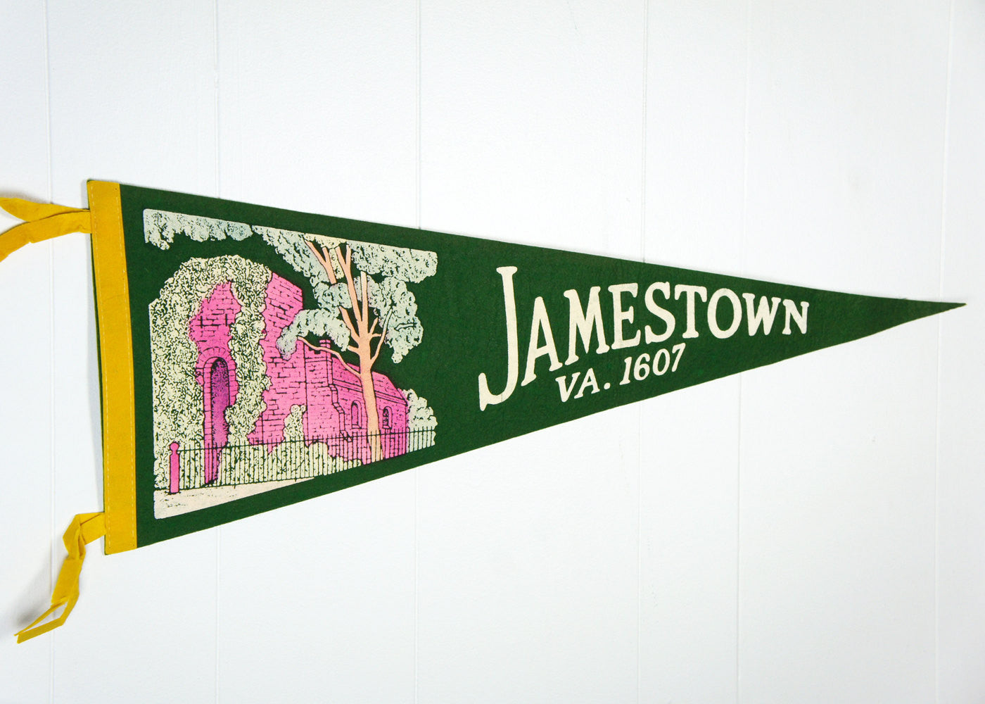 1950's Felt Pennant - Jamestown, Virginia