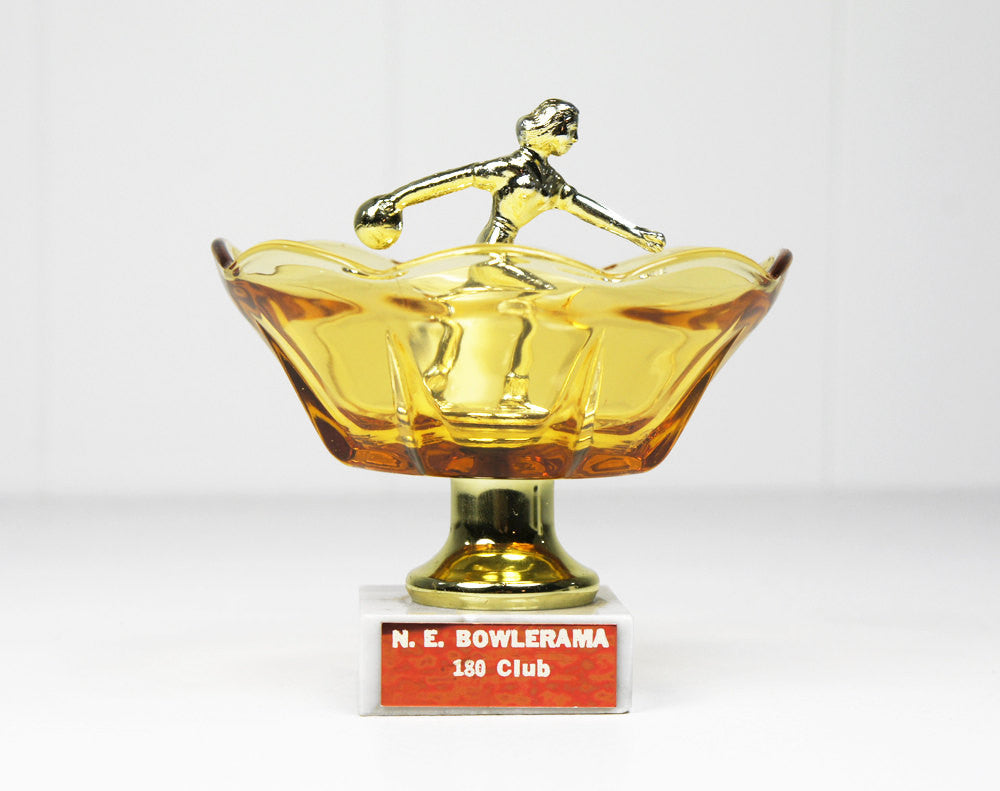 Metal Women's Bowling Trophy