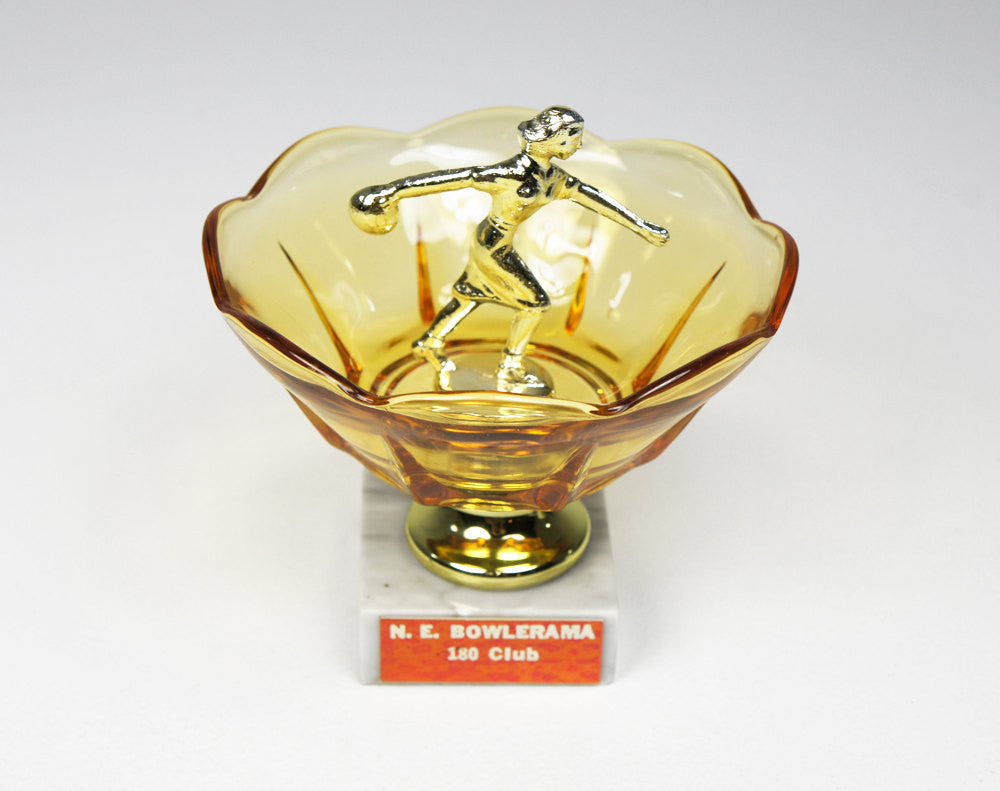 Metal Women's Bowling Trophy