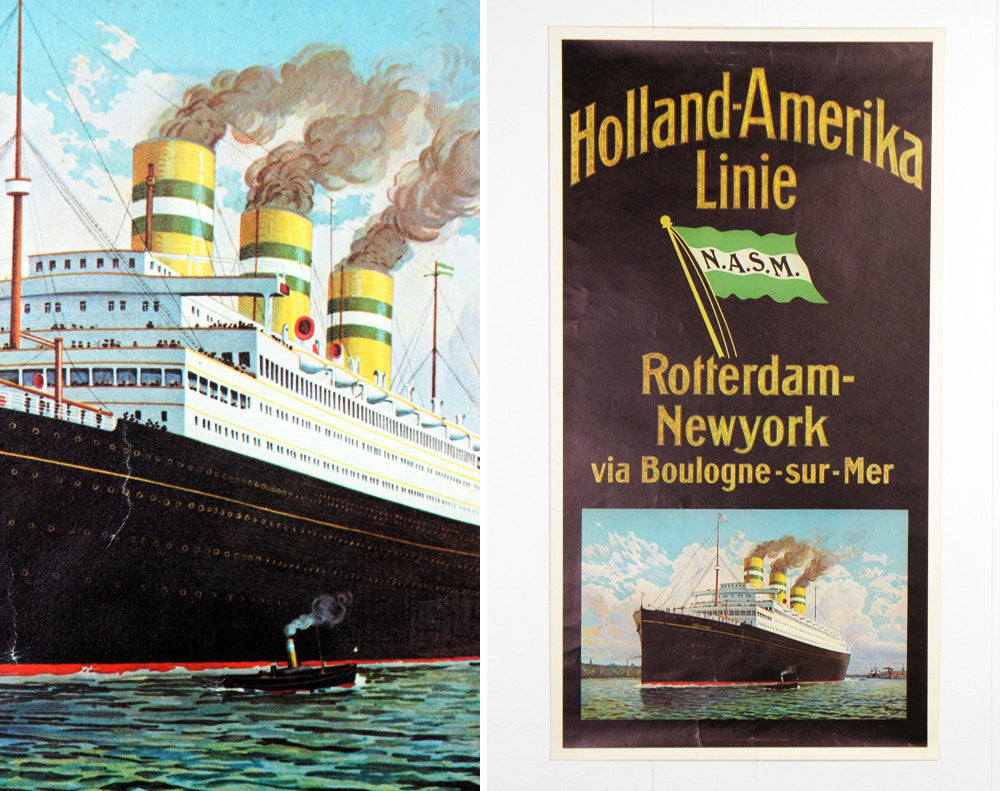 Holland-America Line Ocean Liner Poster