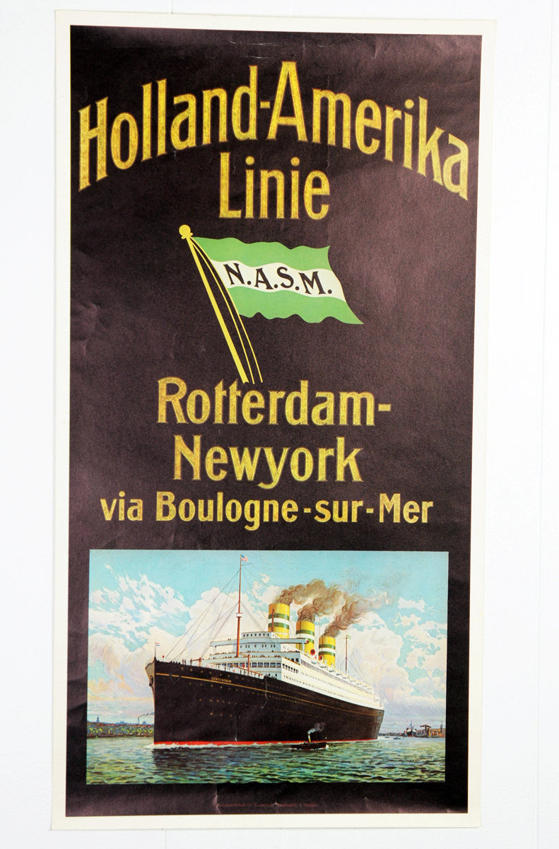 Holland-America Line Ocean Liner Poster