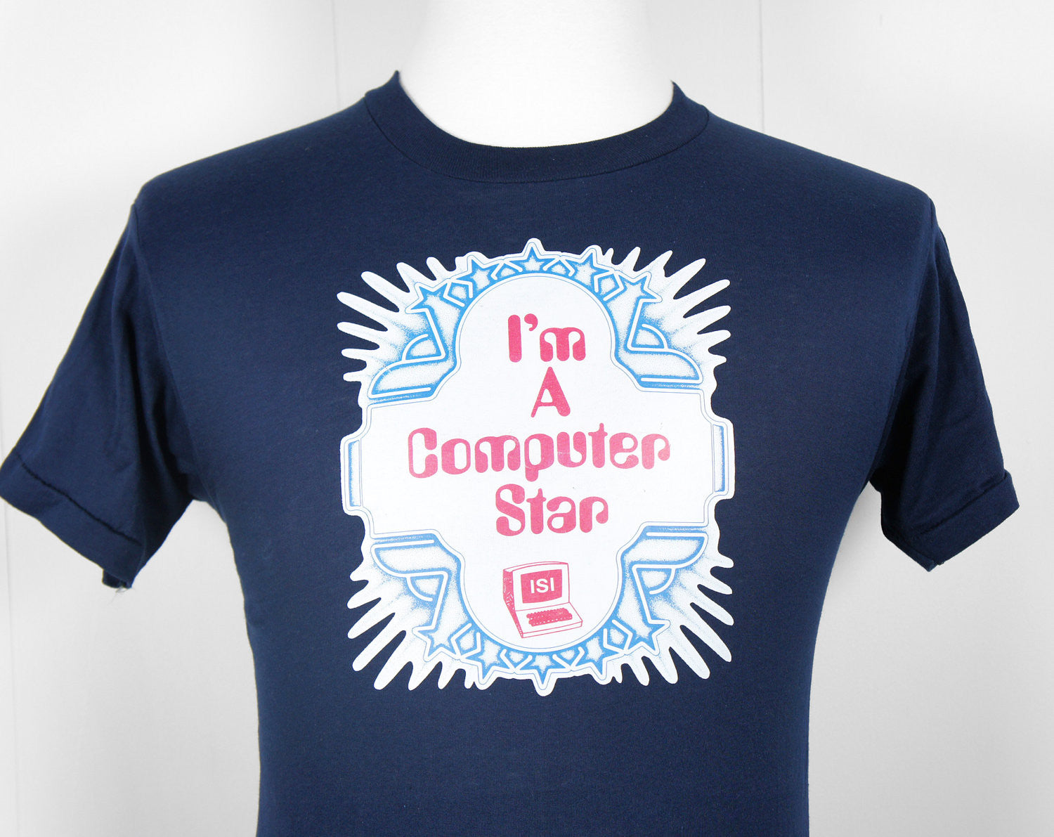1980's I'm A Computer Star T-Shirt - Size M