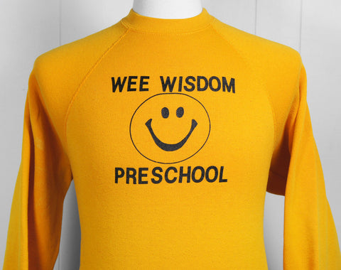 1980's Wee Wisdom Preschool Sweatshirt - Size M