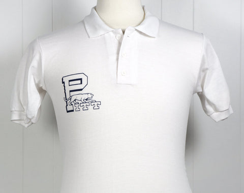 1970's University of Pittsburgh Polo Shirt - Size S