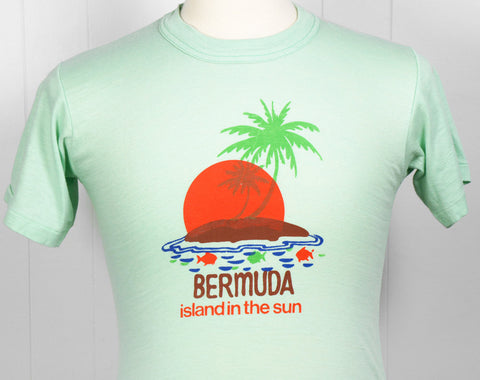 1980's Bermuda, Island In The Sun T-Shirt - Size S