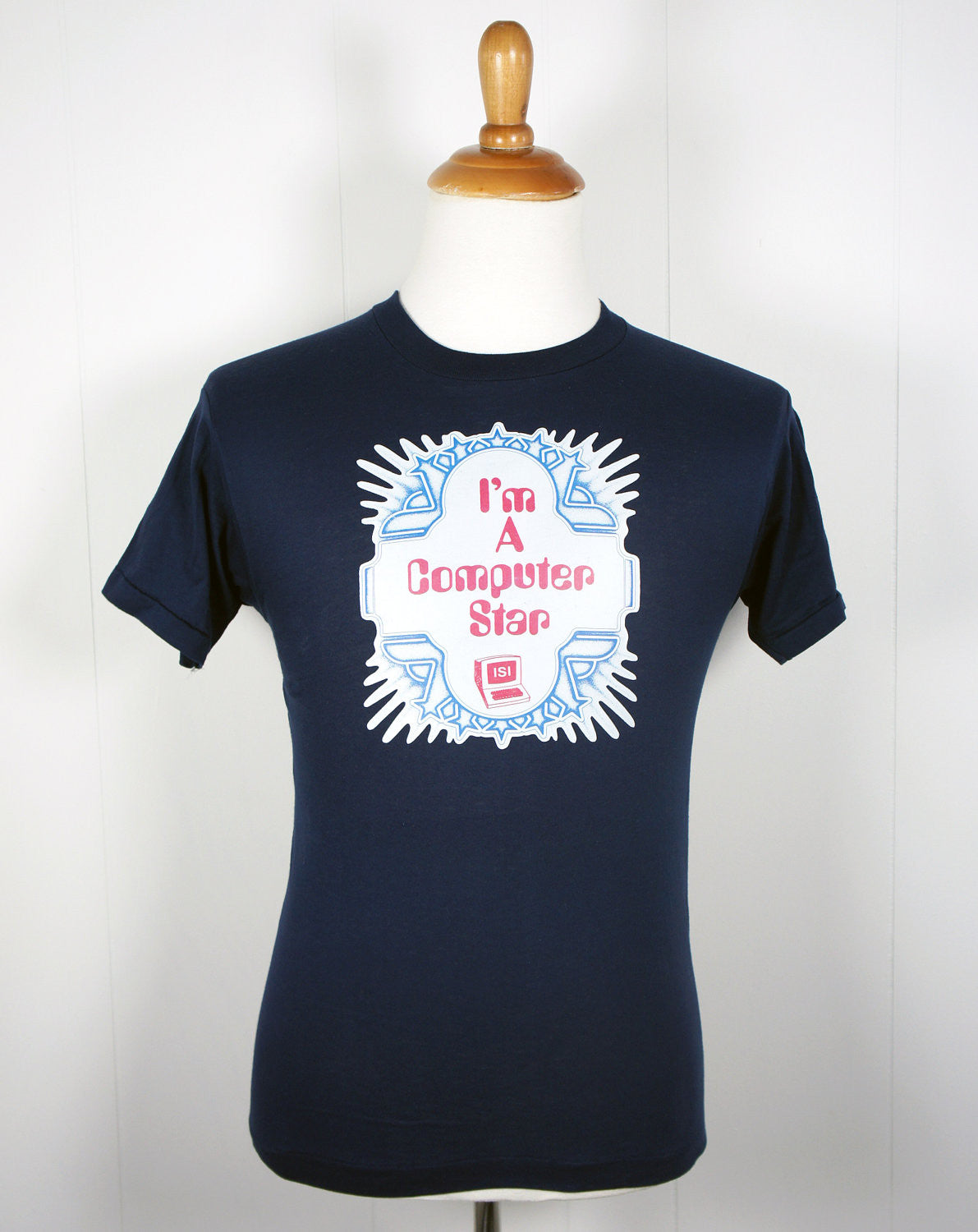 1980's I'm A Computer Star T-Shirt - Size M