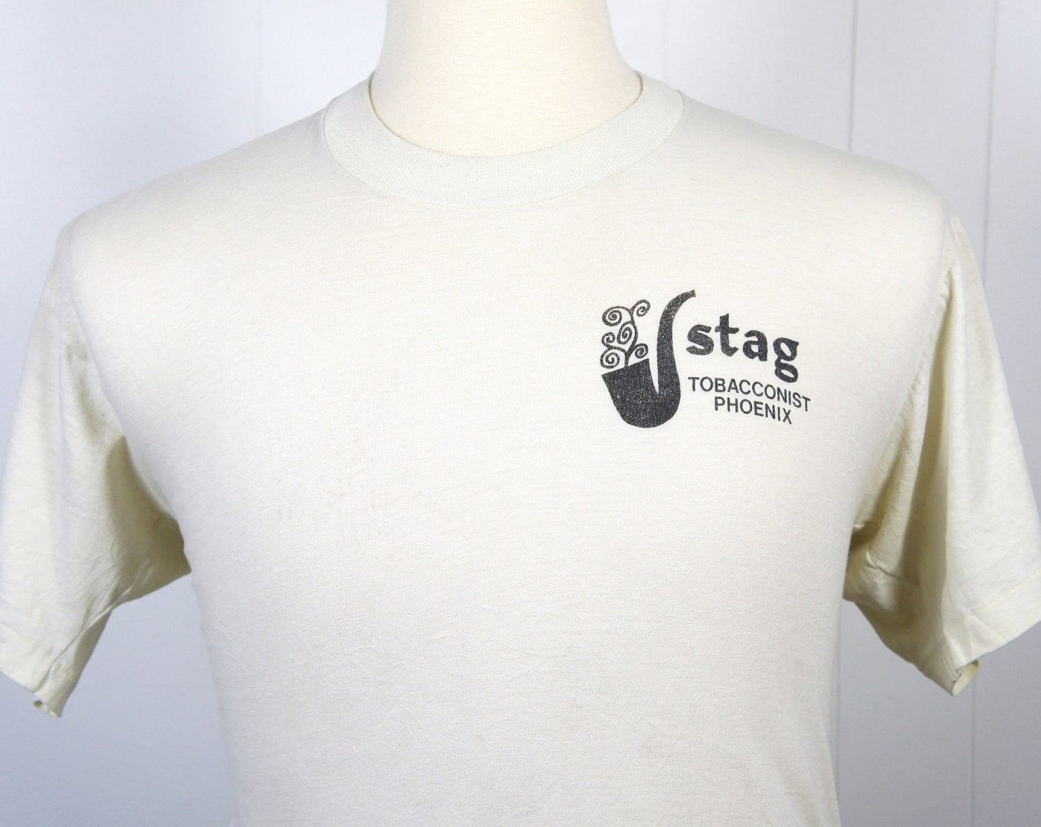 1970's Stag Tobbaconist T-Shirt - Phoenix, AZ, Size M