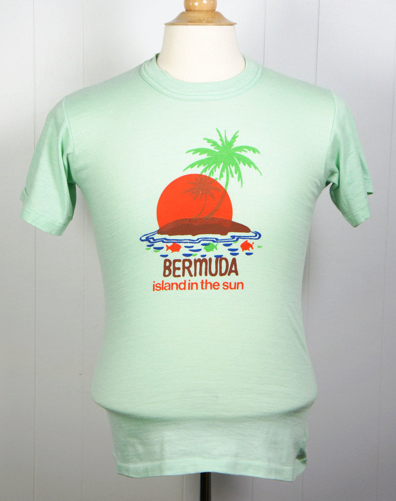 1980's Bermuda, Island In The Sun T-Shirt - Size S