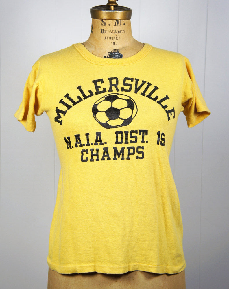 1980's Millersville University Soccer Champs T-Shirt - Size S