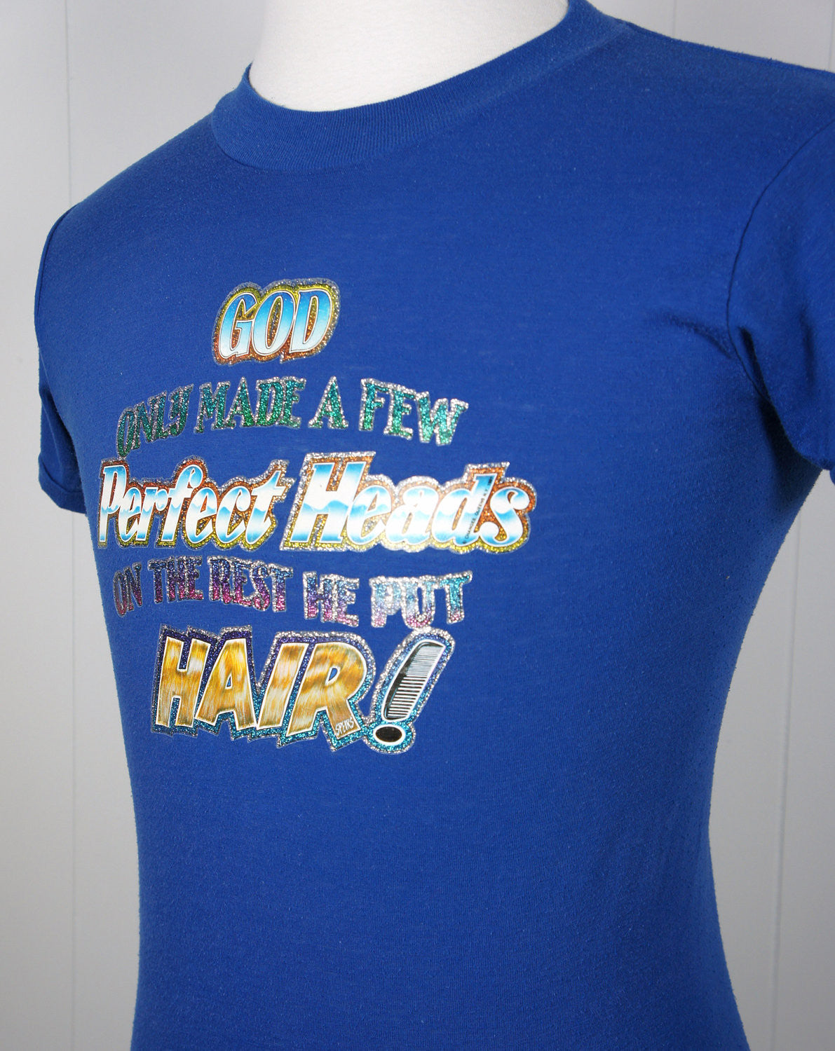 1980's T-Shirt For The Balding Man - Size S