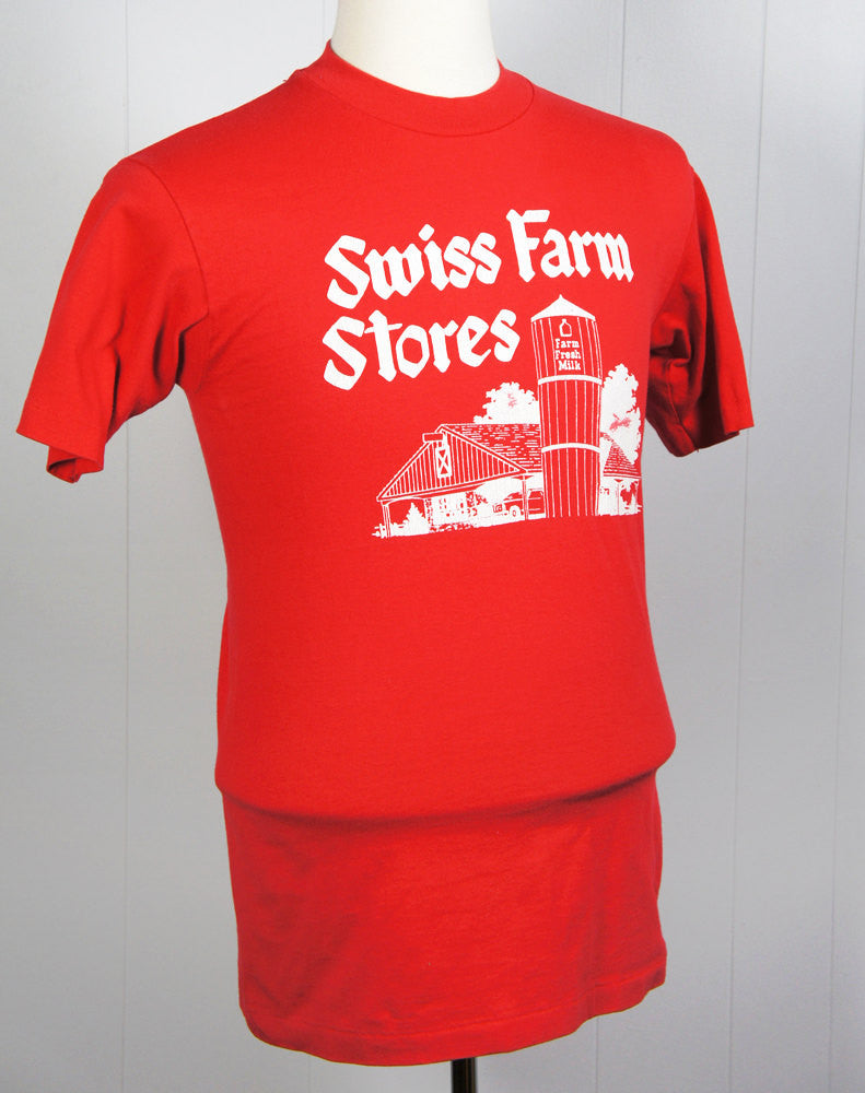 1980's Swiss Farm Stores T-Shirt - Size S