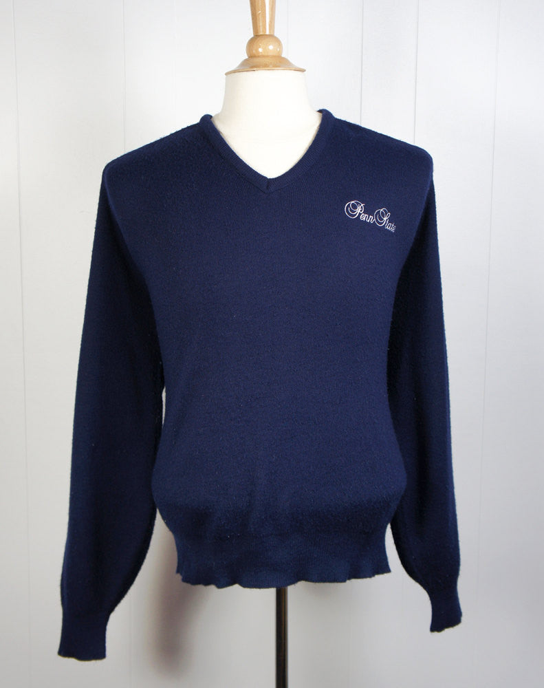 1970's Penn State University Sweater - Size L