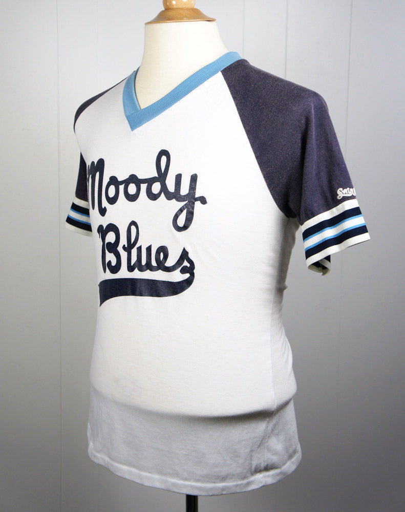 1970's Moody Blues Baseball Jersey T-Shirt - Size M