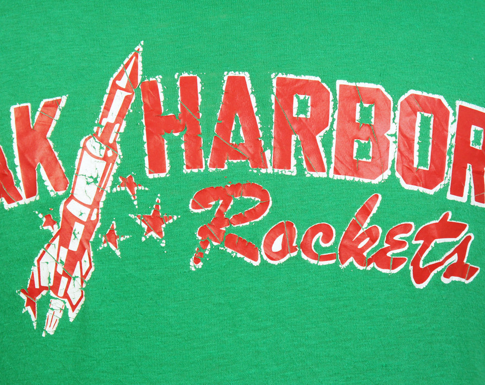 1980's Oak Harbor Rockets T-Shirt - Size L